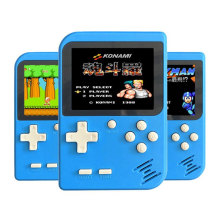 Mini console de videogame com 400 jogos Csonole de jogo portátil com tela colorida de 2,8 polegadas. Consola de videojuegos